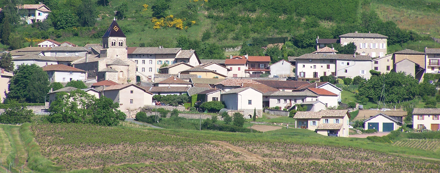 Beaujolais village, France